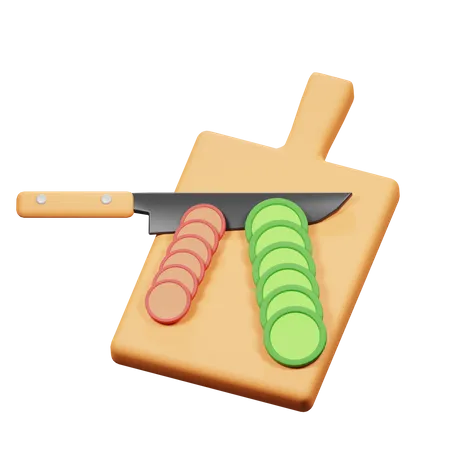 Chopping Board  3D Icon