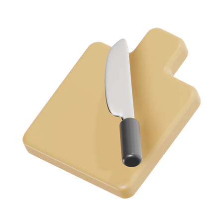 Chopping Board  3D Icon