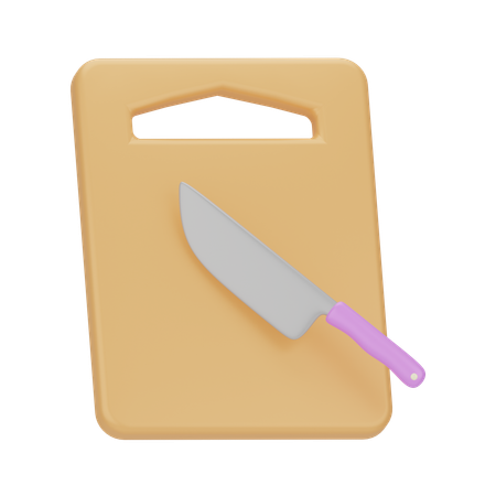 Chopping Board  3D Icon