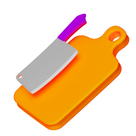 Chopping Board  3D Icon