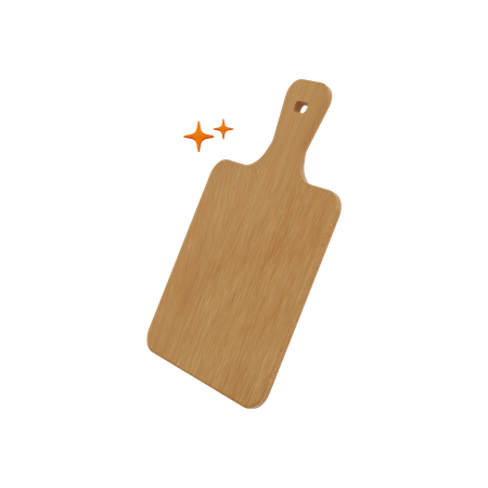 Chopping Board 3D Illustration