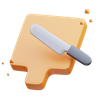 3d chopping board logo