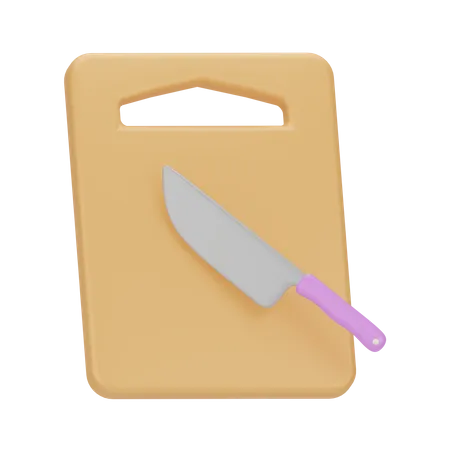 Chopping Board 3 D Kitchenware 3D Icon