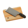3d chopping knife logo