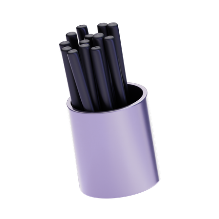 Chopstick Container  3D Icon