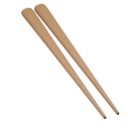 Chopsticks 3D Illustration