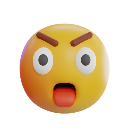 Emoji choquant  3D Icon