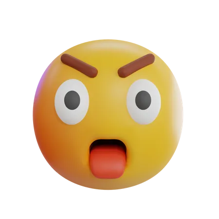 Emoji choquant  3D Icon