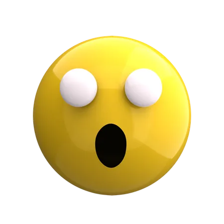 Emoji choqué  3D Icon