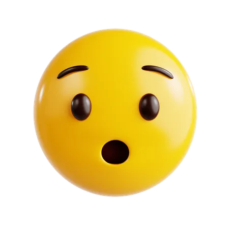 Emoji choqué  3D Icon