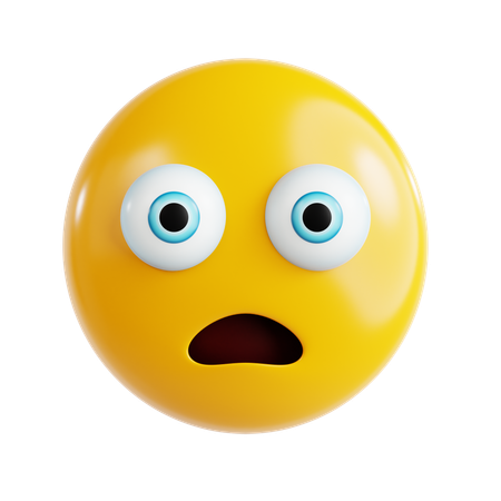 Emoji choqué  3D Icon