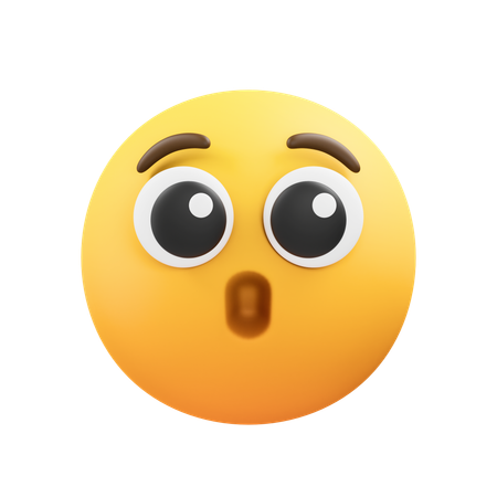 Emoji de choque  3D Icon