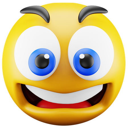 Emoji choqué  3D Icon