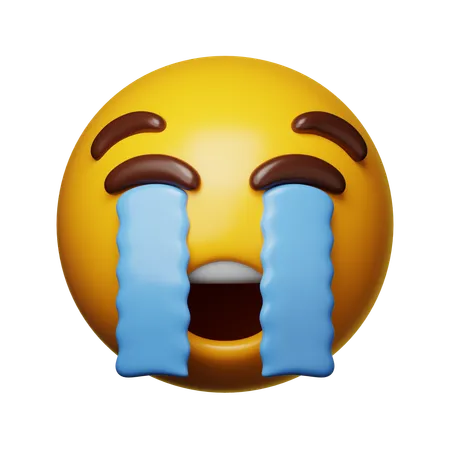 Emoji chorando  3D Icon