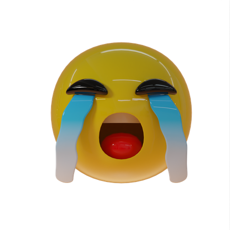 Emoji chorando  3D Icon