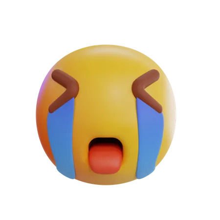 Emoji chorando  3D Icon