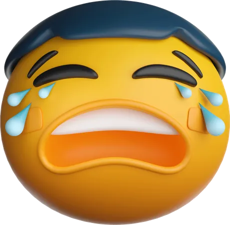 Emoji chorando  3D Icon