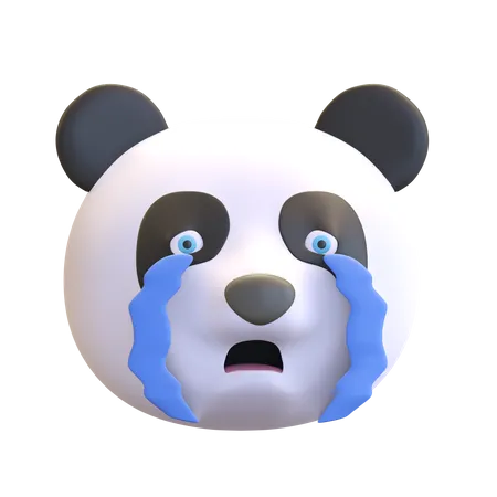 Panda chorando  3D Emoji