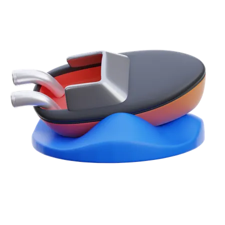 Carrera de chorro  3D Icon