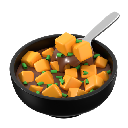 Chou Tofu, Stinky tofu  3D Icon