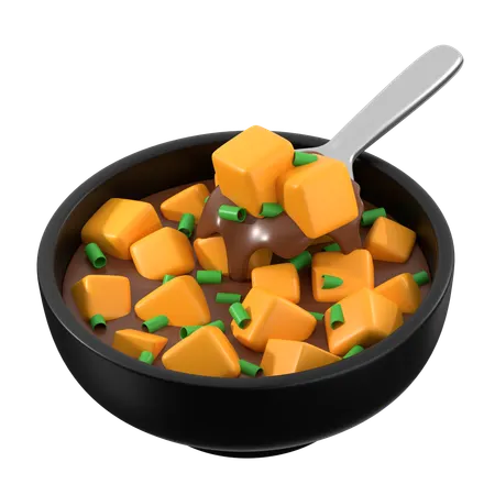 Chou Tofu, Stinky tofu  3D Icon