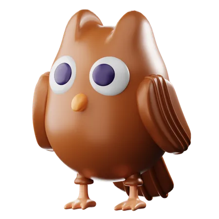 Hibou  3D Icon