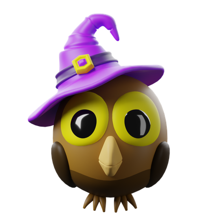 Hibou  3D Icon