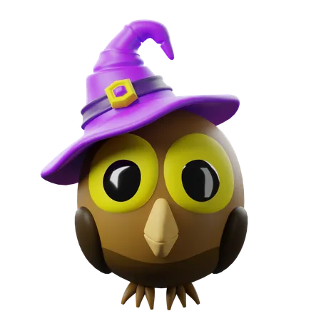 Hibou  3D Icon