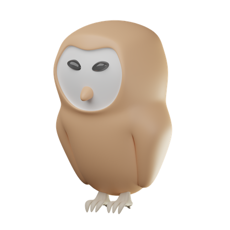 Hibou  3D Icon