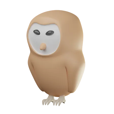 Hibou  3D Icon