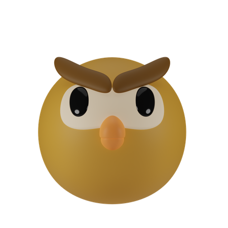 Hibou  3D Icon