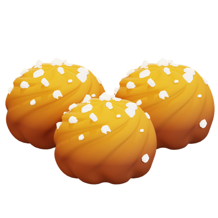 Chouquetes  3D Icon