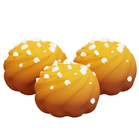 Chouquetes  3D Icon