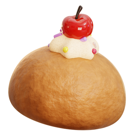 Choux Cream  3D Icon