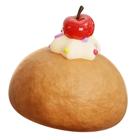 Choux Cream  3D Icon