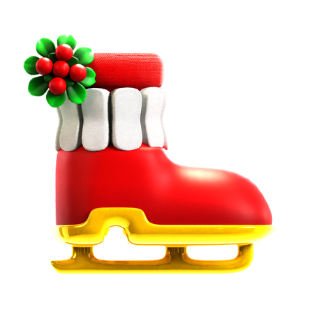 Chrismas Shoes  3D Icon