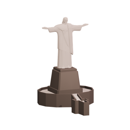 Christ the Redeemer  3D Icon