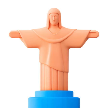 Christ the Redeemer  3D Icon