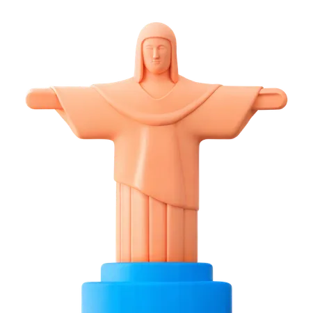 Christ the Redeemer  3D Icon