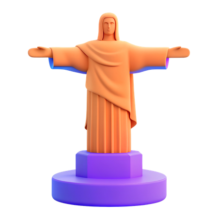 Christ the Redeemer  3D Icon