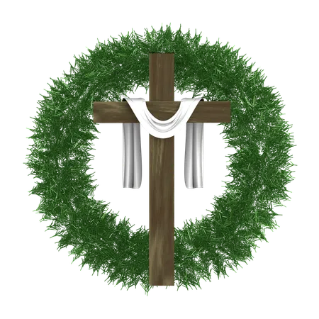 Christian Cross  3D Icon