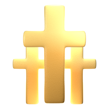 Christian Cross  3D Icon