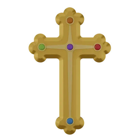 Christian cross  3D Icon