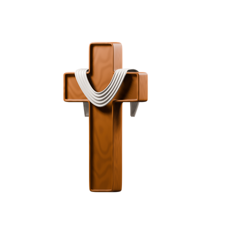 Christian Cross  3D Icon