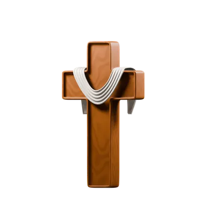 Christian Cross  3D Icon