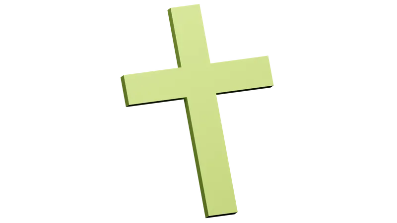 Christian Cross  3D Illustration