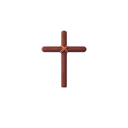 Christian Cross  3D Icon