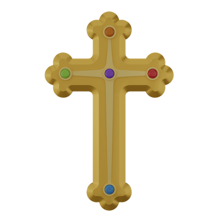 Christian cross  3D Icon