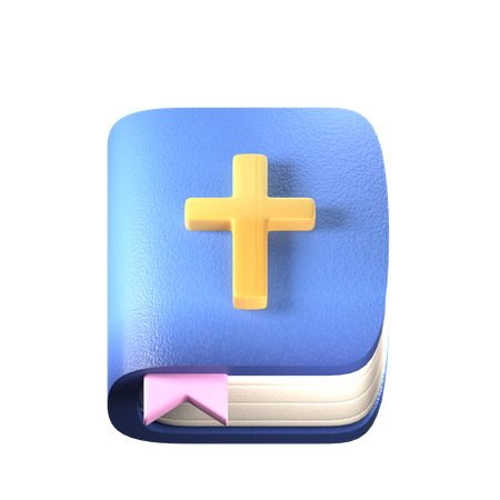 Christian Holy Book 3D Icon
