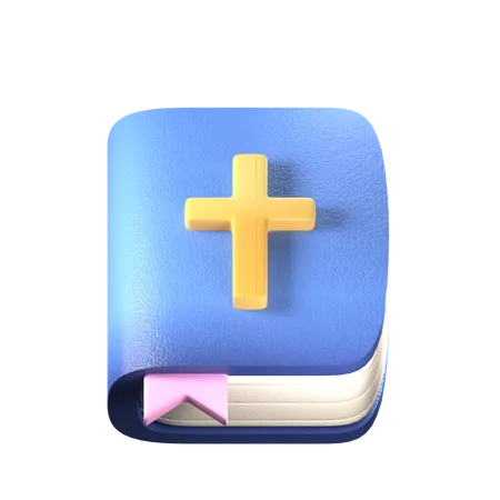 Christian Holy Book 3D Icon